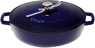 STAUB 40511-476-0 Cast Iron Chistera, Dark Blue, 28 cm