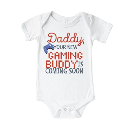 Gaming Buddy Coming Soon, Funny Gamer Pregnancy Announcement for Dad. Baby Announcement Gift For Husband. Surprise Baby Reveal Ideas To Husband, New Daddy To Be.