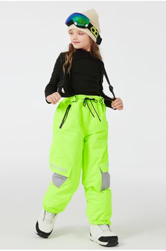 Pantalon de ski snowboard unisexe enfant de qualité supérieure robuste