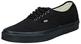 Vans Authentic - Zapatillas, Unisex Adulto, Negro (Twill & Gingham/Black/Black), 44.5