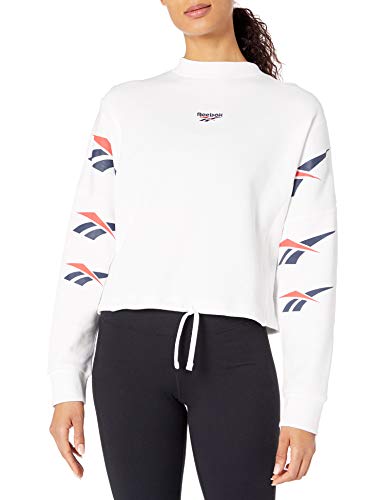 Reebok Classic Vector Repeat Crewneck, White, 3X22W