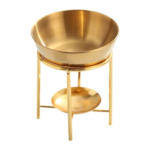 Qianly Essential Oil Burner Tealight Candle Holder Essential Oil Warmer Waxes Melt Burner for Home