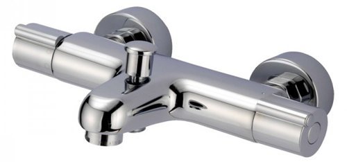 Preisvergleich Produktbild DP bath GTT0011 Wannenfüllarmatur mit Thermostat Mérida, silber