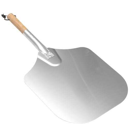 NAMOARLY Pizza Peel for Turning Serving Aluminum Pizza Shovel Set Pancake Transfer Tool Easy to Clean Use