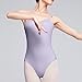 JOAU Women's Camisole Dance Leotards Summer Fashion Adjustable Spaghetti Straps V-Back Ballet Costumes Bodysuit Jumpsuits
