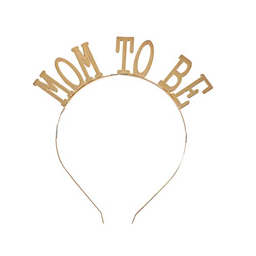 Image of FancyDressWale Baby Shower Mother to Be Crown Tiara- Gold