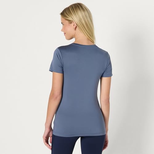 Image of Amazon Essentials Women's Active Quick Dry Tech Stretch Short-Sleeve Crewneck T-Shirt, Multipacks