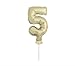 Number 5 Foil Balloon Cake Topper - 5