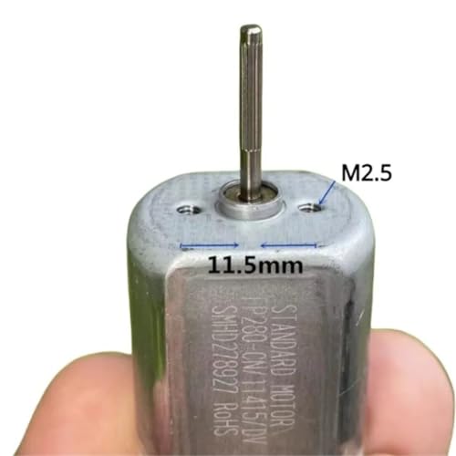 Moteur CC silencieux 6V-12V à faible consommation pour robot et machine