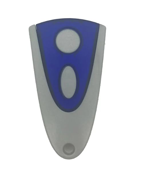 Mando para garaje 433MHz NVF502MAX Azul de 2 canales compatible con automatismos NOVOFERM