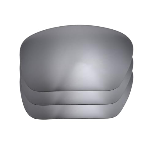 Verres polarisés Oakleys Badman Titanium Mirror contre éblouissement titane taille unique