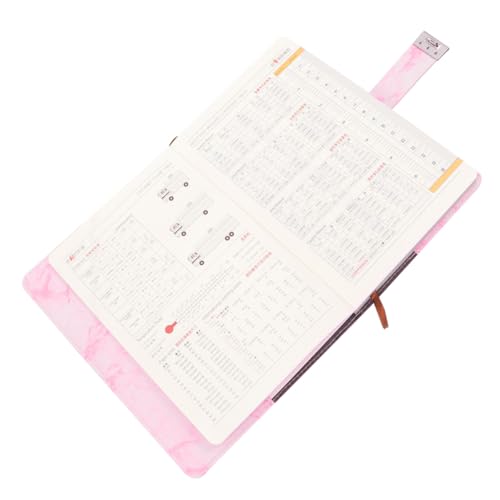 ZUNOXAZ 大理?パスワードロックノート 軽量 手帳 スケジュール管理可能 秘密メモ対応 十代女子向け