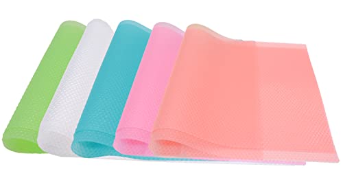 Panngu 10 pcs Multifuncional Bases Antideslizantes EVA - Alfombra del refrigerador Ideal para Frigorífico, Protector Antideslizante para Cajones Mostrador de Cocina, etc (45 * 29 cm)