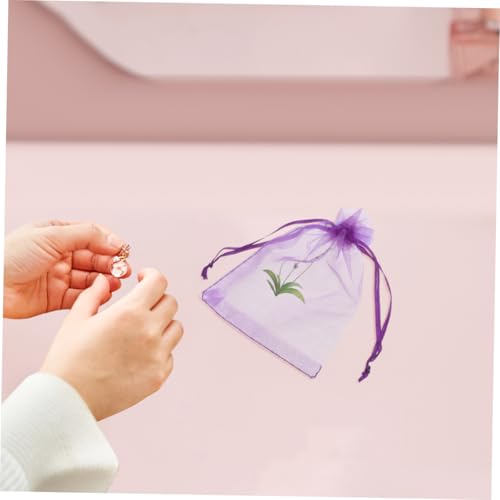 Bolsas Organza Lavanda 20 Unidades, Cierre Cordón Fácil miniatura 7