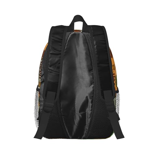 Mochila con estampado de cerveza para viajes y senderismo activo 3