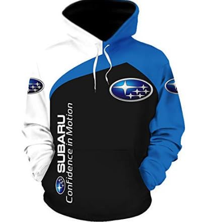 PacUmMen's Hoodie for S.U.B.A.R.U Hooded Sweatshirts Comfortable Tops Tracksuit Color Block Casual Pullover Jumpers wih Pocket