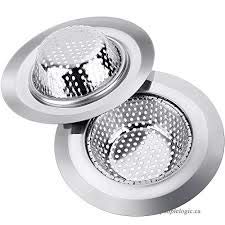 4square Stainless Steel Kitchen Sink Strainer Plug, Filter Stopper Mesh Long Hair Food Blockages Cleaning Tool for Bathroom Kitchen Sink 3