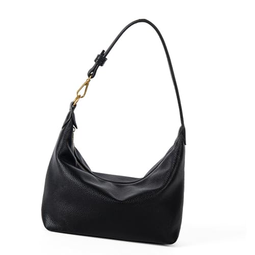 Sac à bandoulière pour femme chic en cuir synthétique noir