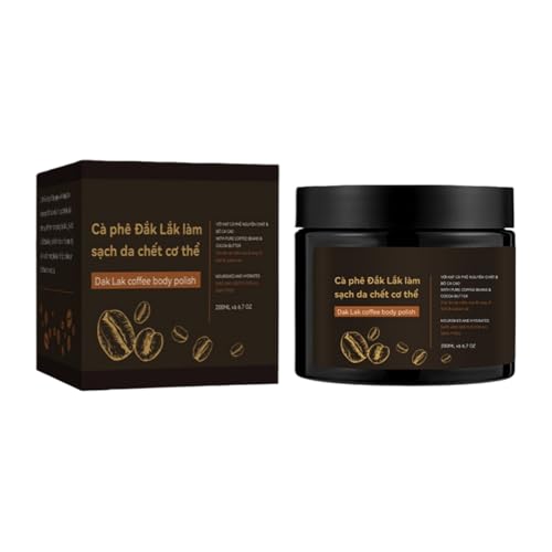 Kaffeepeeling – 200 Ml, Tiefenreinigendes Kaffee-Körperpeeling...