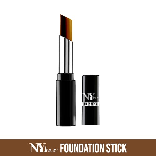 Image of NY Bae Almond Oil Infused Foundation, Concealer, Contour, Color Corrector Stick - Runway Range - Backstage Statement in Chestnut 14