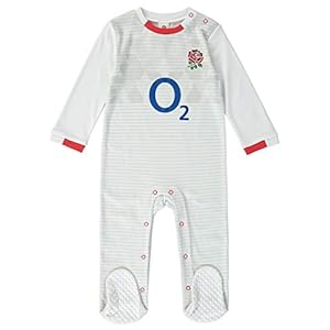 Brecrest Engeland Rugby RFU Baby Sleepsuit Romper | 2020/21 Kit Ontwerp