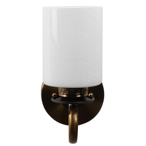 Image of ELIANTE by Jainsons Lights | Antique Gold Metal Wall Light Included Bulb | Lights | Gold Metal Wall Light | for Living Room, Bedroom, Hallway | E27 Holder | 3 Year Warranty