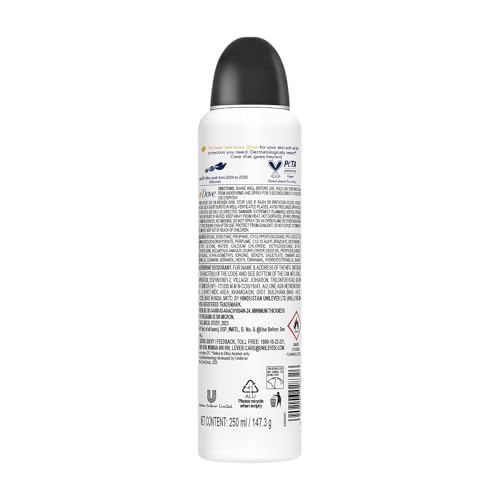Image of Dove Advanced Care Invisible Dry Deodorant for Women | 72H Freshness | 0% Alcohol | Floral Notes of Freesia & Violet | 250 ML