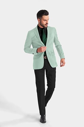 Elina fashion Men's Terry Rayon Spread Collar Jacket Embroidery Suit Blazer for Christmas, Wedding Festival3