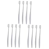 KOMBIUDA 12stücke Weiche Bristle Zahnbürsten Für Erwachsene Anti-bleeding Ergonomisches Design Entfernt Verfärbungen Schützt Empfindliches Zahnfleisch Mundpflege Und Blau