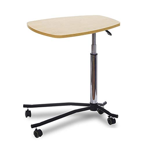 Bureau inclinable réglable en hauteur MU avec roulettes pour ordinateur