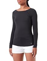 Triumph Damen Flex Smart Lsl Ex 01 Pajama Top, Schwarz, L EU