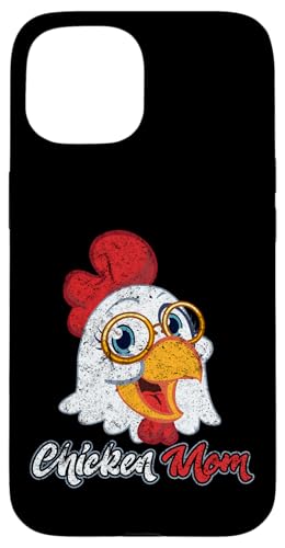 Pollo Mamá Lindo Pollo Señora Granja Granjero Vintage Carcasa para iPhone 15