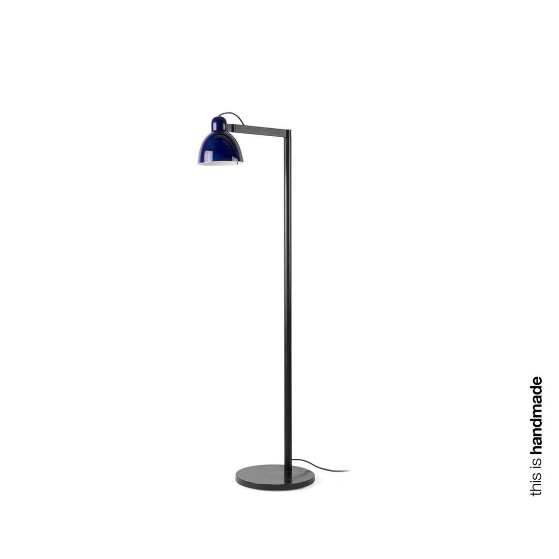 Lámpara pie de salón Faro Barcelona VENICE azul cobalto 8