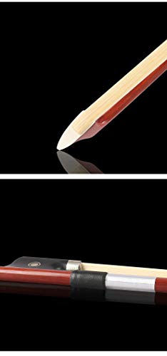 Amzz Professional Full Size 4/4 Violin Bow Well Balanced Round Brazil Wood Stick Horsehair #TOP6