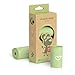 Earth Rated 60-Count Dog Waste Bags, Unscented Compostable Poop Bags, 4 Refill Rolls