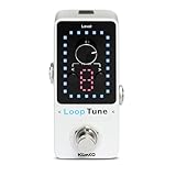 Kokko FLP-2T Looptune Gitarrenpedal – 2-in-1 Looper und Stimmgerät mit True Bypass, 5-Minuten-Loop-Aufnahme und LED-Anzeigen