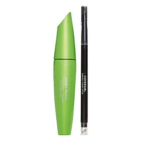 COVERGIRL Clump Crusher Mascara & Perfect Point Plus Eye Pencil Value Pack of 1, Mascara, Volume Mascara, Volume and Length Mascara, Lengthening Mascara, Monster Volume, Crush Those Clumps