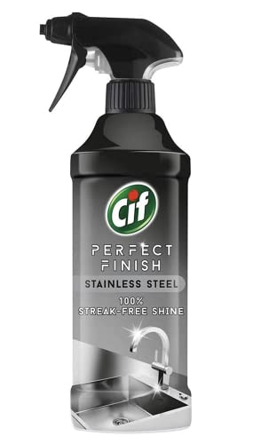 Image of Cif Perfect Finish Steel Cleaner 435ml Pack of 2