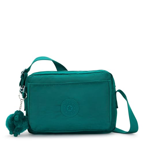 Image of Kipling Women's Abanu Medium Crossbody Bag, Lightweight, Adjustable Nylon Waist Pack with Multi-Compartment Zip Pockets