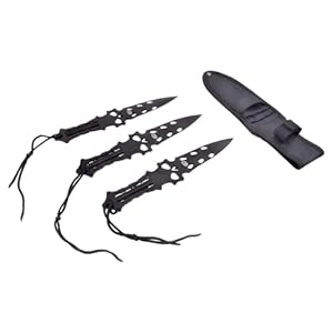 New Legion Kunai 3er Set Wurfmesser