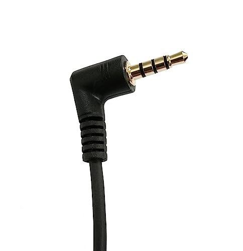 Cable de Audio Estéreo Enrollable 3.5mm Ángulo 90° M/F TRRS miniatura 2