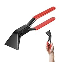 Falzzange 45°, Abkantzange Blechbiegezange Breit 6cm Mit Rutschfestem Griff Zum Biegen Und GläTten Von Blechen, Werkzeug zum Biegen und Glätten von Blechen, Rot(TD111)