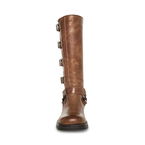 Steve Madden Steve Madden Women's Brocks Fashion Boot, Brown Distressed, 8.5
