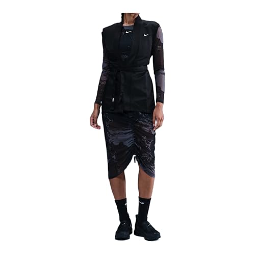 Serena Williams Design Crew Women's Wrap Top (Black/Mint Foam) Size