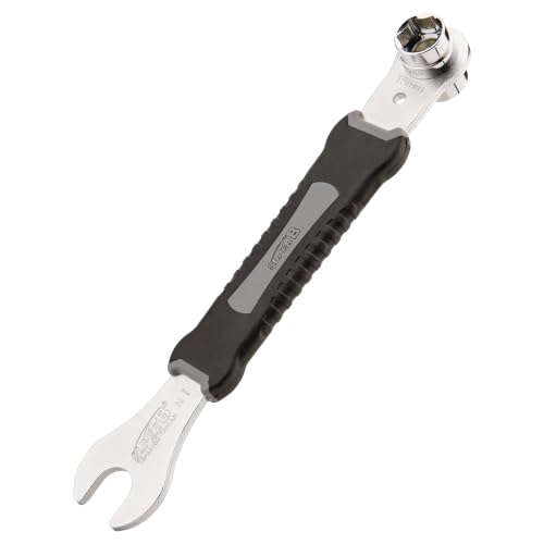 Super B Bike Pedal Wrench 15mm & 14/15mm Socket Tool – Heavy Duty Bicycle Crank & Pedal Removal Tool, Easy Pedal Install & Removal for MTB Road Bike E-Bike TB-MW50