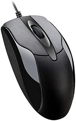 Wired Office Mouse, USB Interface, Ergonomic Design, 3-Button Optical Mouse - 2