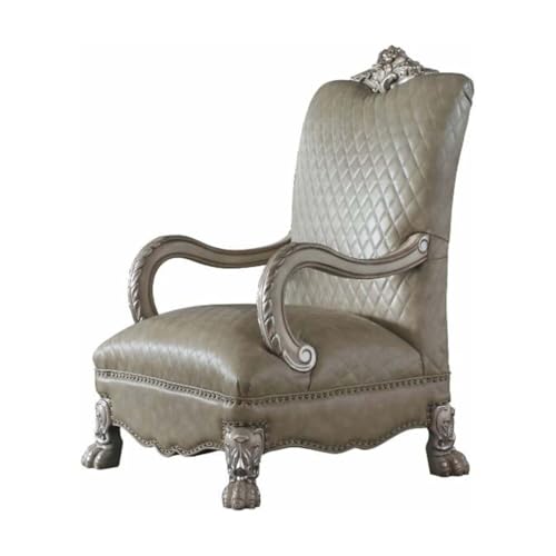 Sillón Clásico Tufted Blanco Hueso