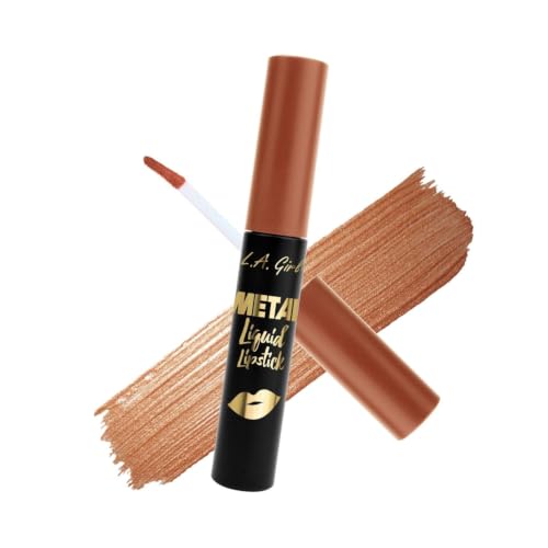 Image of L.A Girl Metal Liquid Lipstick, Copper, 7ml