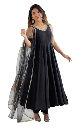Ensemble de pantalon kurta fluide femme en soie romaine