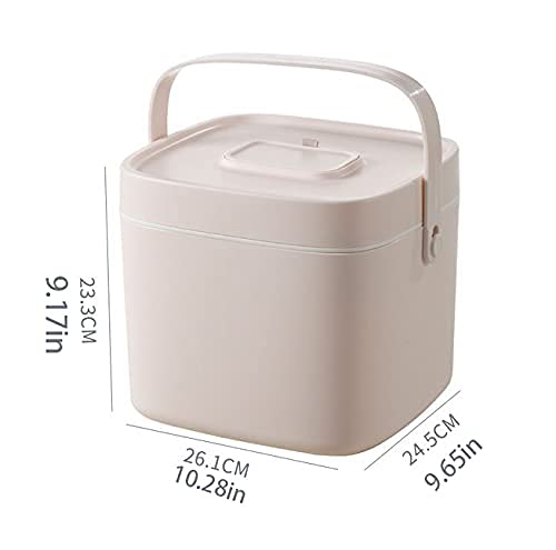 Kit de primeros auxilios portátil, caja de 2 capas para uso doméstico y exterior con suministros esenciales